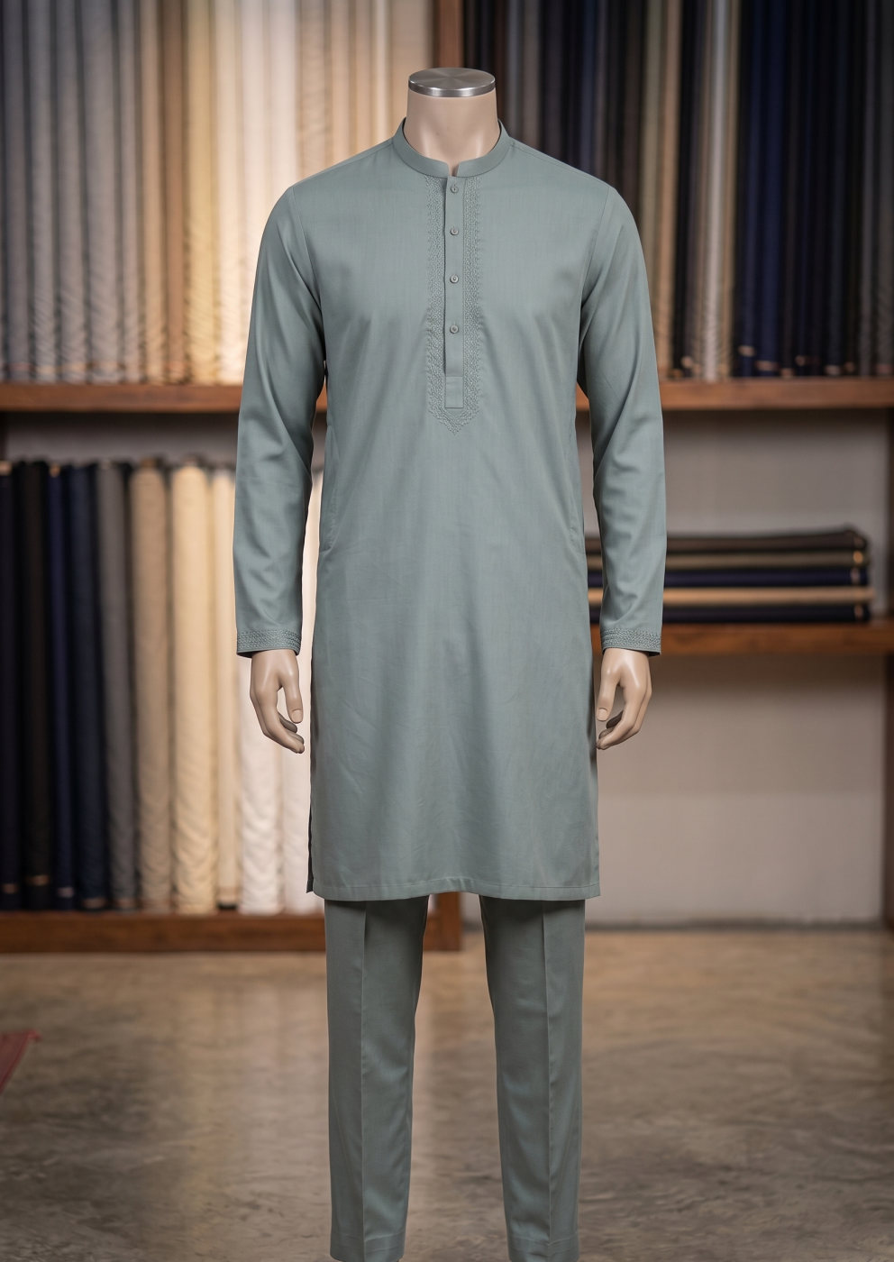 Sage Green Kurta Set