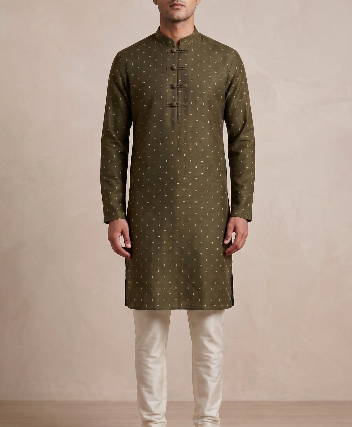 Olive Buti Kurta